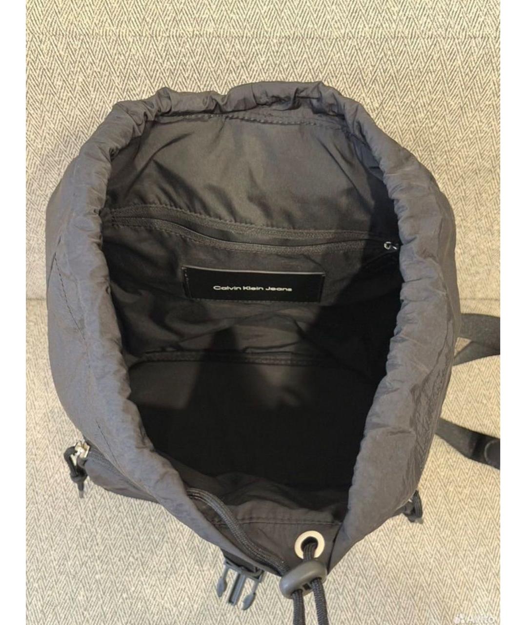 CALVIN KLEIN Черный рюкзак, фото 4