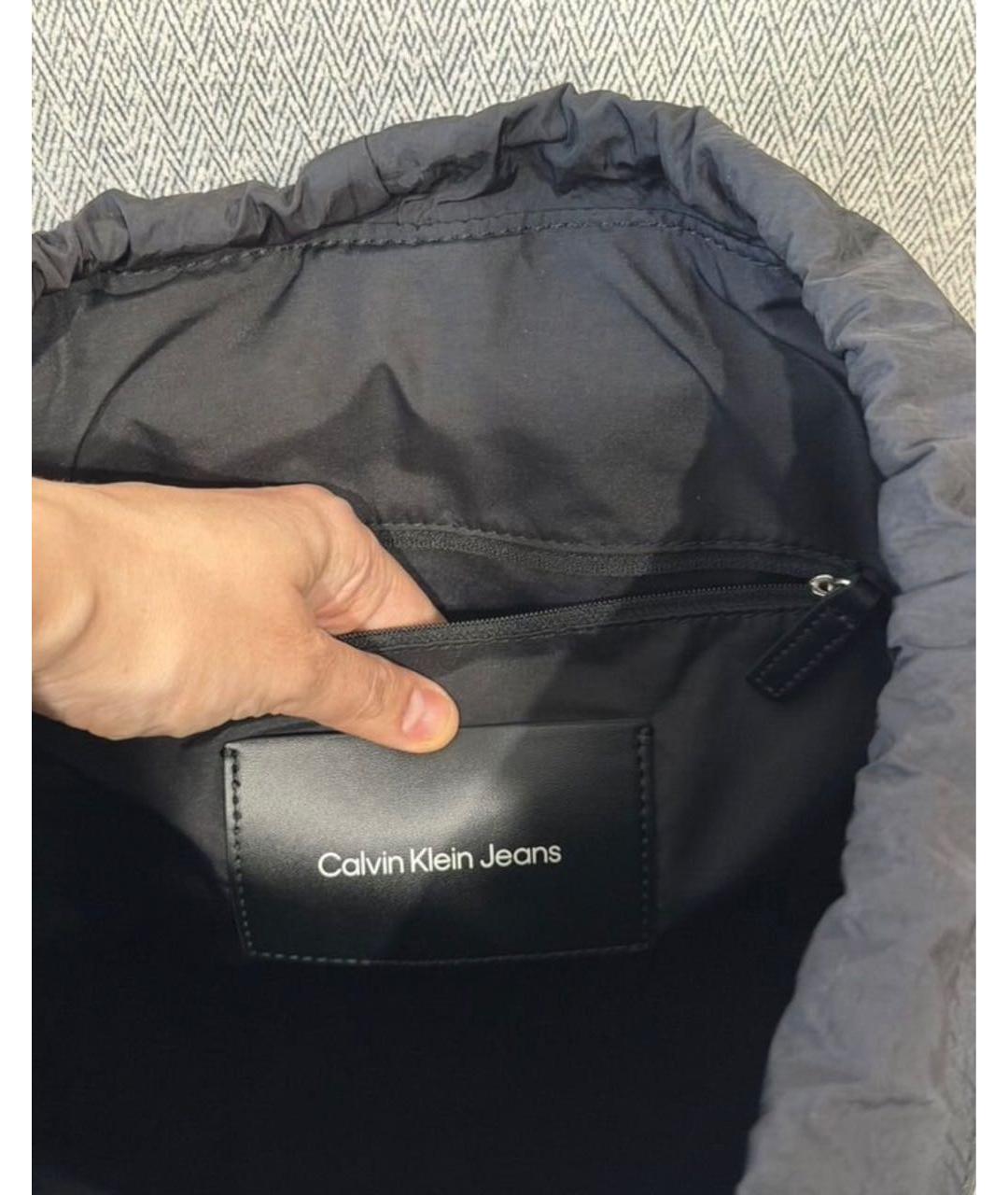CALVIN KLEIN Черный рюкзак, фото 5