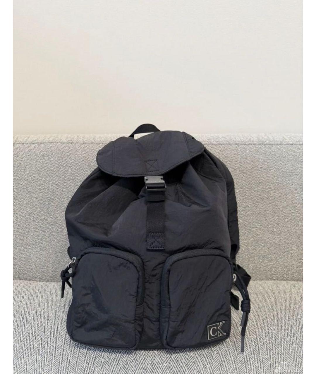 CALVIN KLEIN Черный рюкзак, фото 9