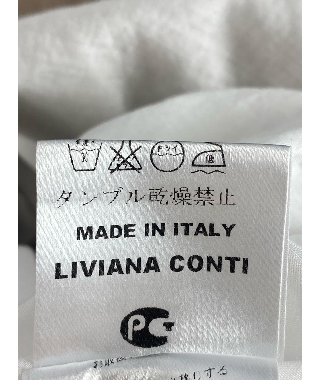 LIVIANA CONTI Бежевое льняное повседневное платье, фото 5