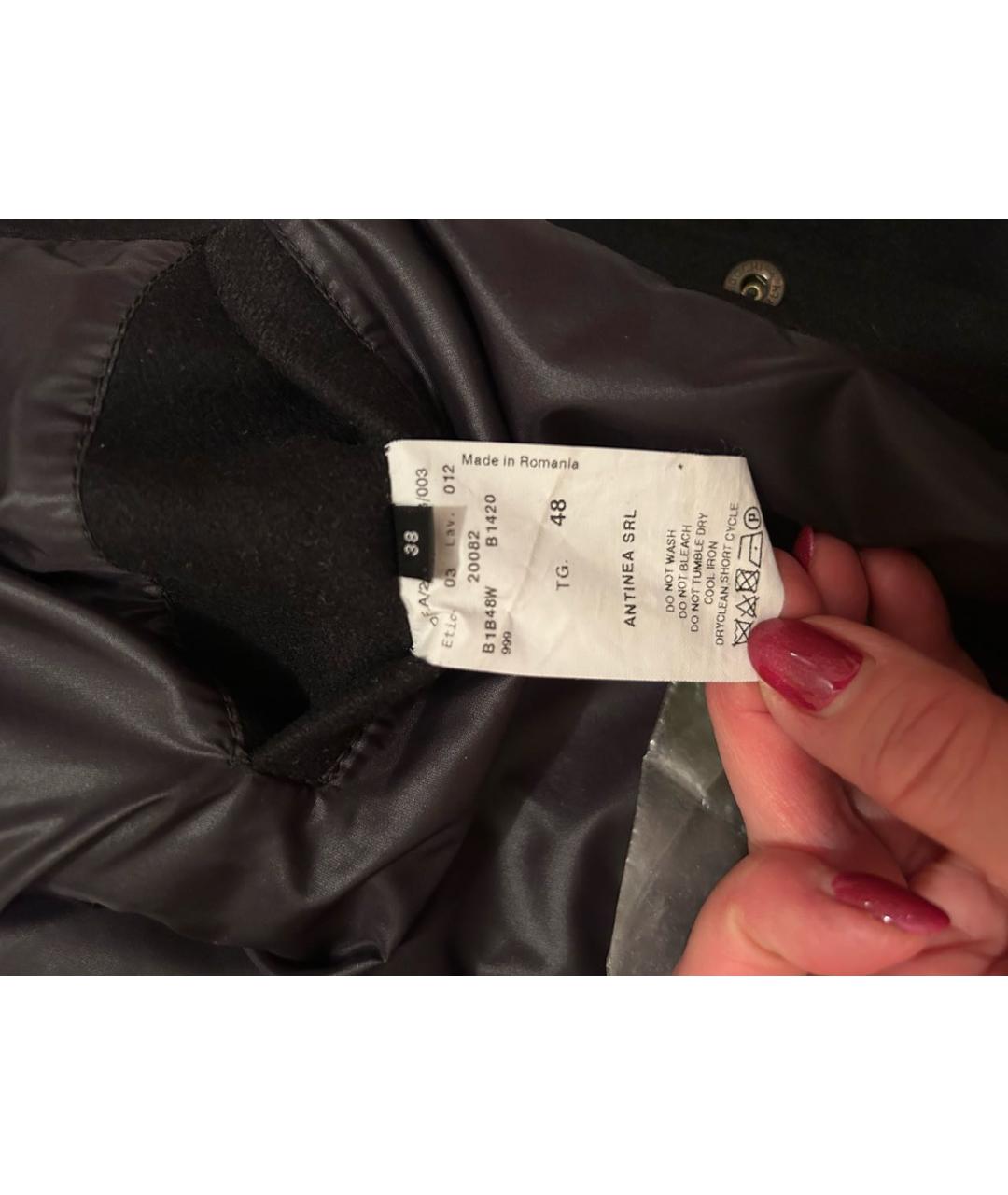 EMPORIO ARMANI Черная шерстяная куртка, фото 7