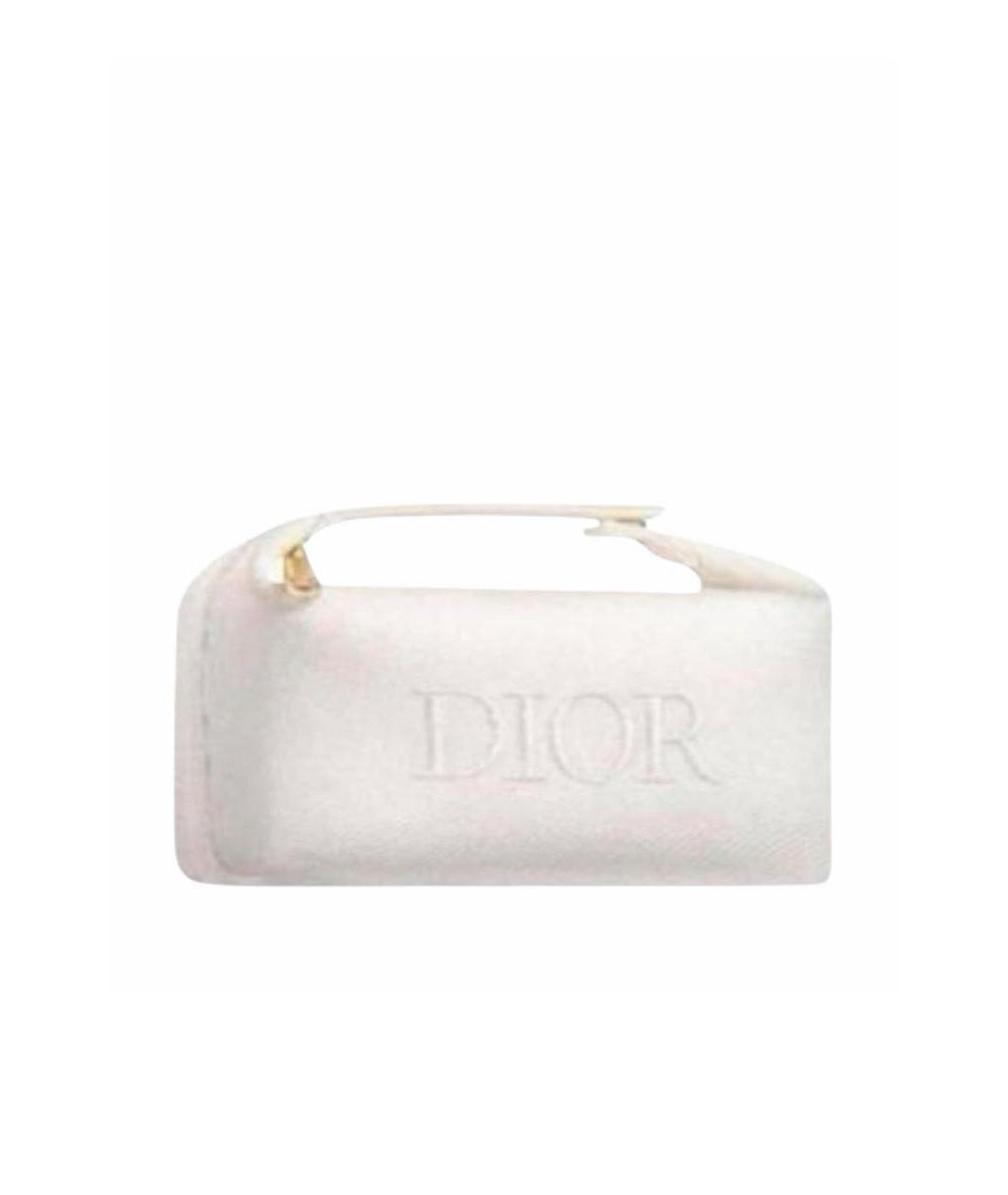 CHRISTIAN DIOR Белая хлопковая косметичка, фото 1