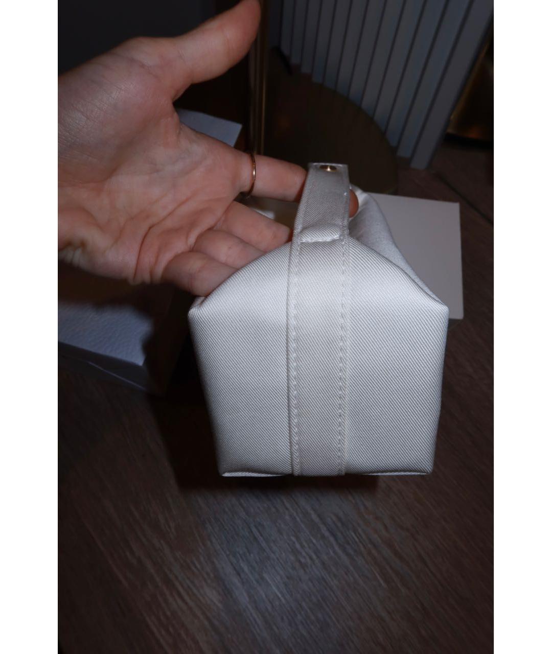 CHRISTIAN DIOR Белая хлопковая косметичка, фото 6