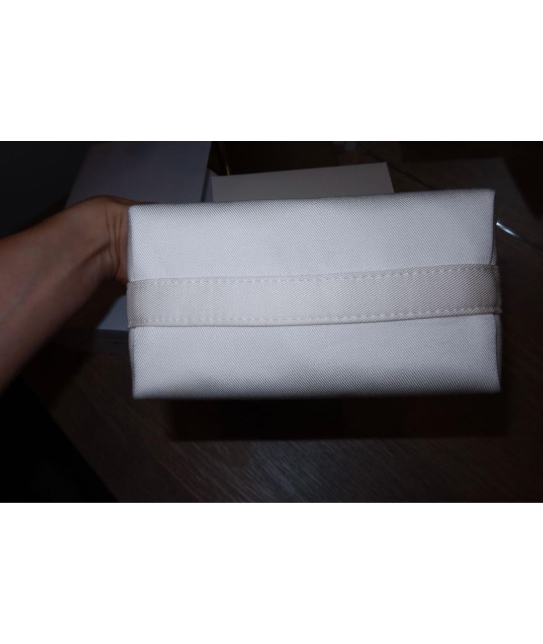 CHRISTIAN DIOR Белая хлопковая косметичка, фото 5