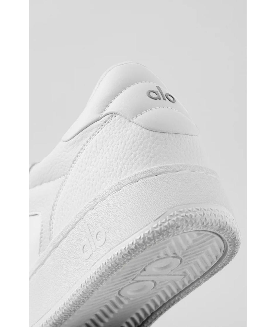 ALO YOGA Белые кожаные кеды, фото 5