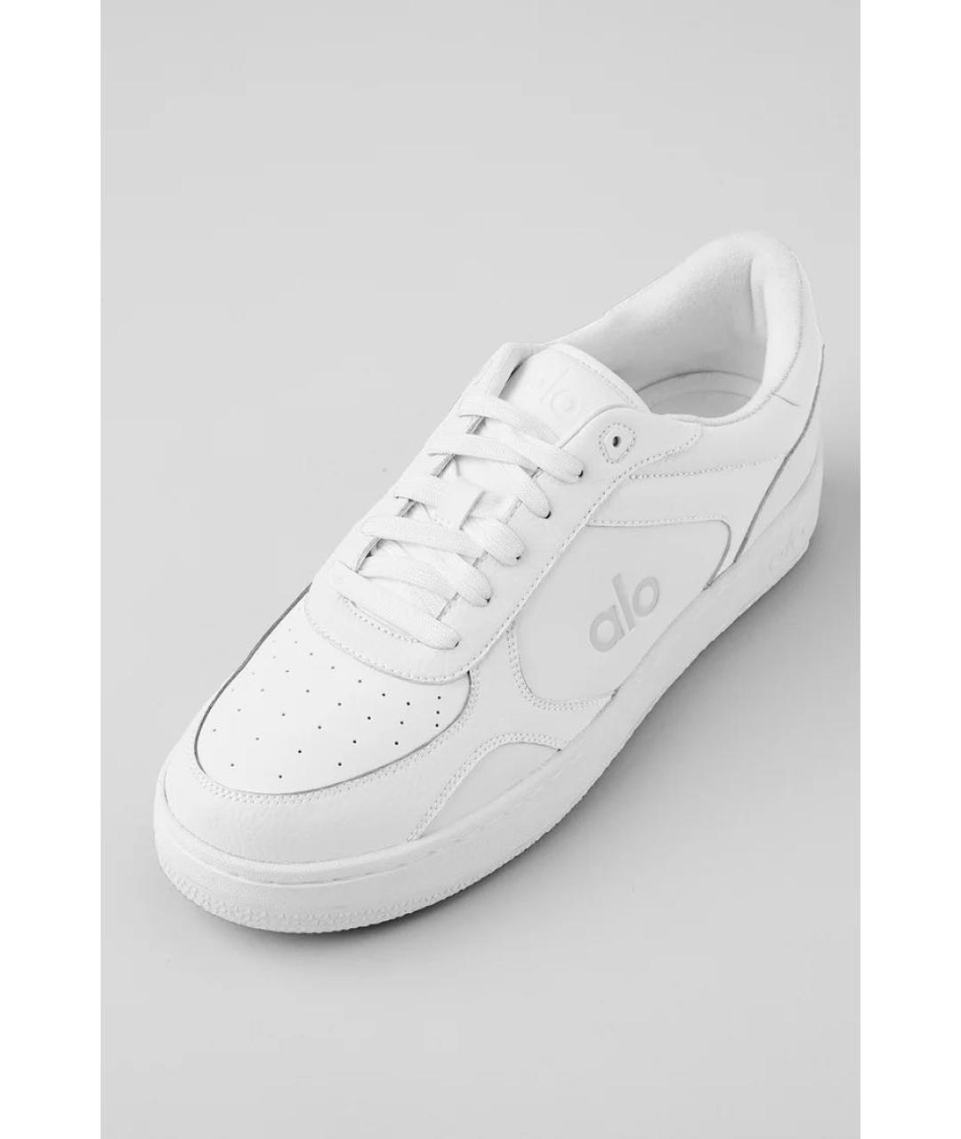 ALO YOGA Белые кожаные кеды, фото 3