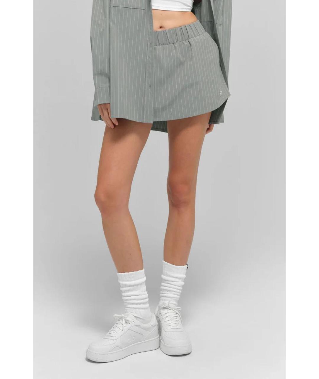 ALO YOGA Белые кожаные кеды, фото 6