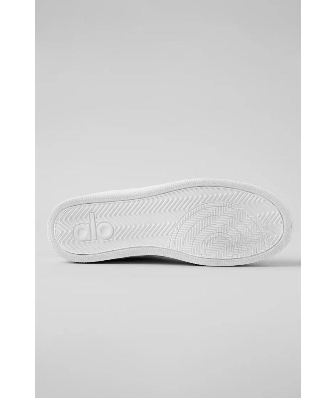 ALO YOGA Белые кожаные кеды, фото 4