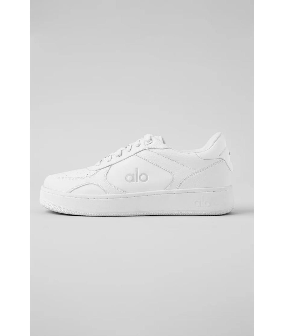 ALO YOGA Белые кожаные кеды, фото 8