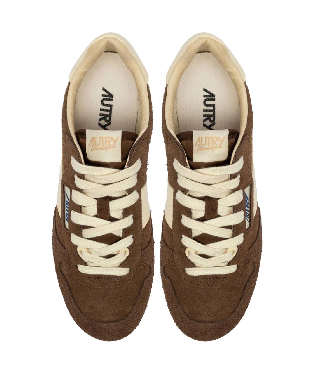 AUTRY Коричневые замшевые кеды, фото 4