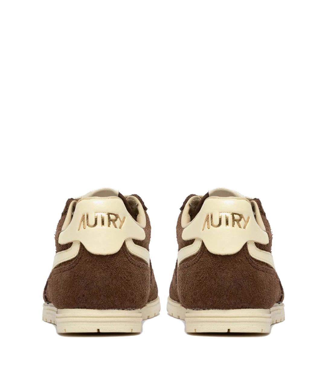 AUTRY Коричневые замшевые кеды, фото 3