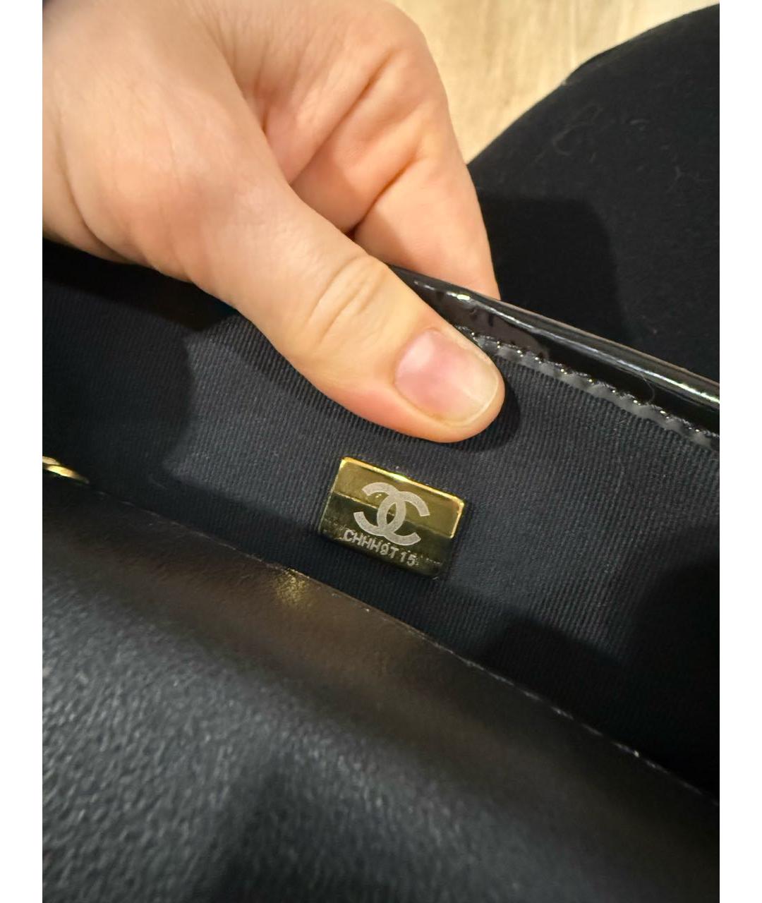 CHANEL Черная твидовая сумка через плечо, фото 5