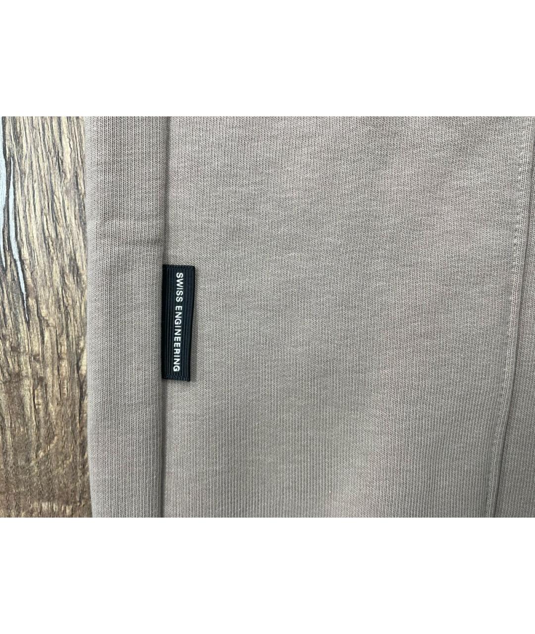 ON Коричневые хлопковые повседневные брюки, фото 4