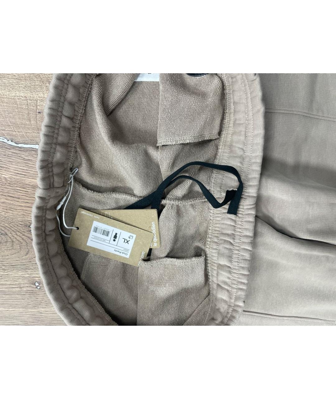 ON Коричневые хлопковые повседневные брюки, фото 3