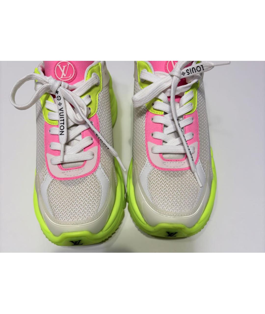 LOUIS VUITTON Белые кроссовки, фото 7