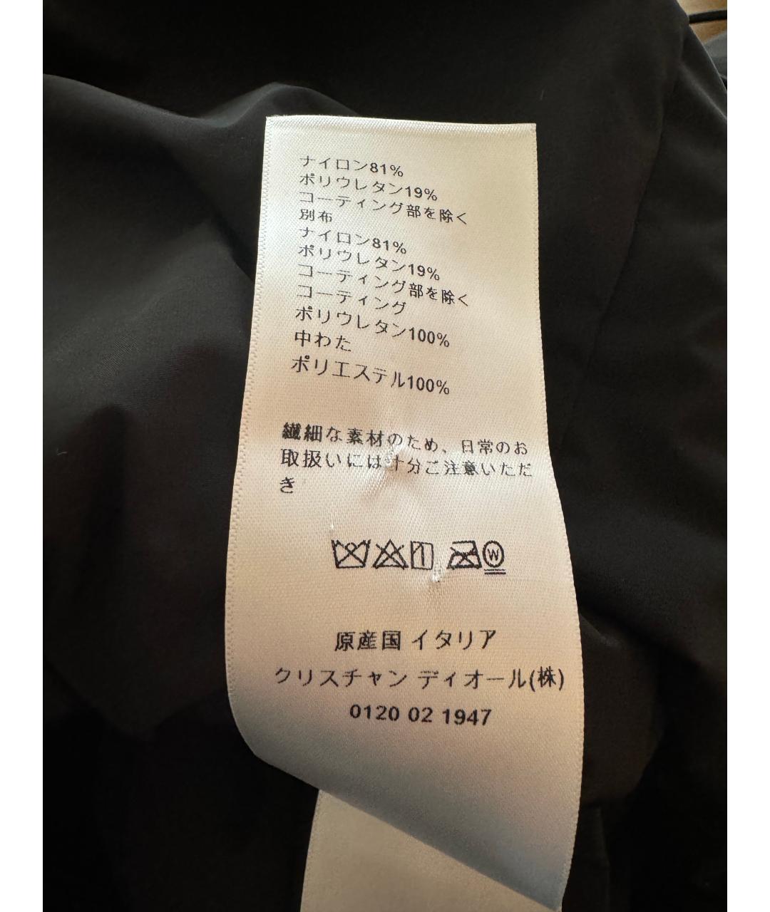 CHRISTIAN DIOR Черный полиэстеровый пуховик, фото 5