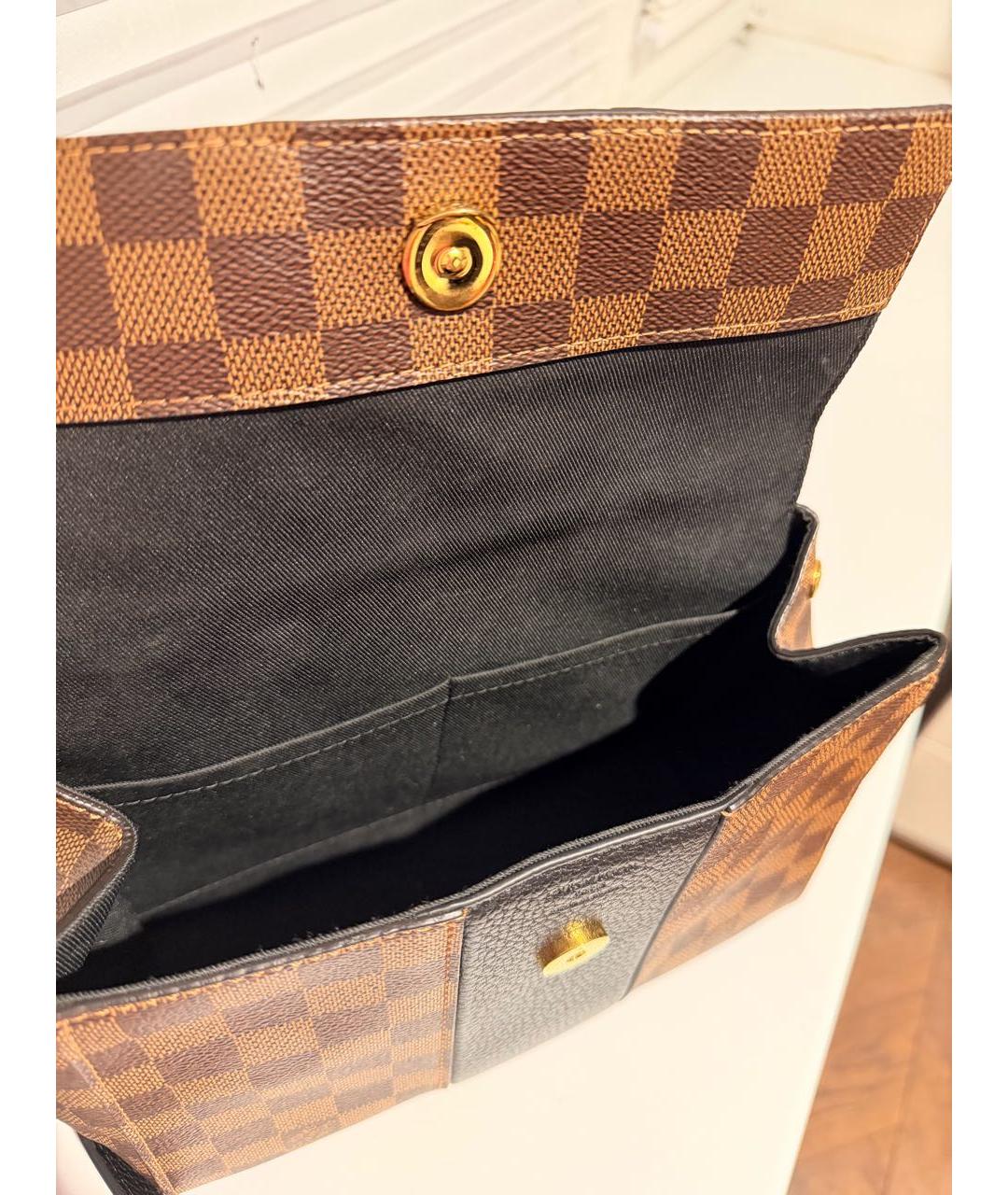 LOUIS VUITTON Коричневая сумка с короткими ручками, фото 4