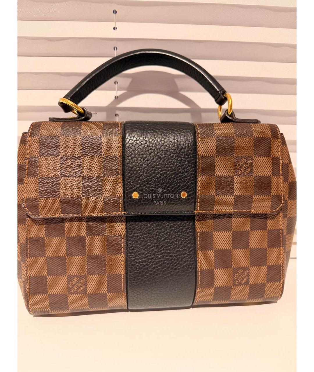 LOUIS VUITTON Коричневая сумка с короткими ручками, фото 3