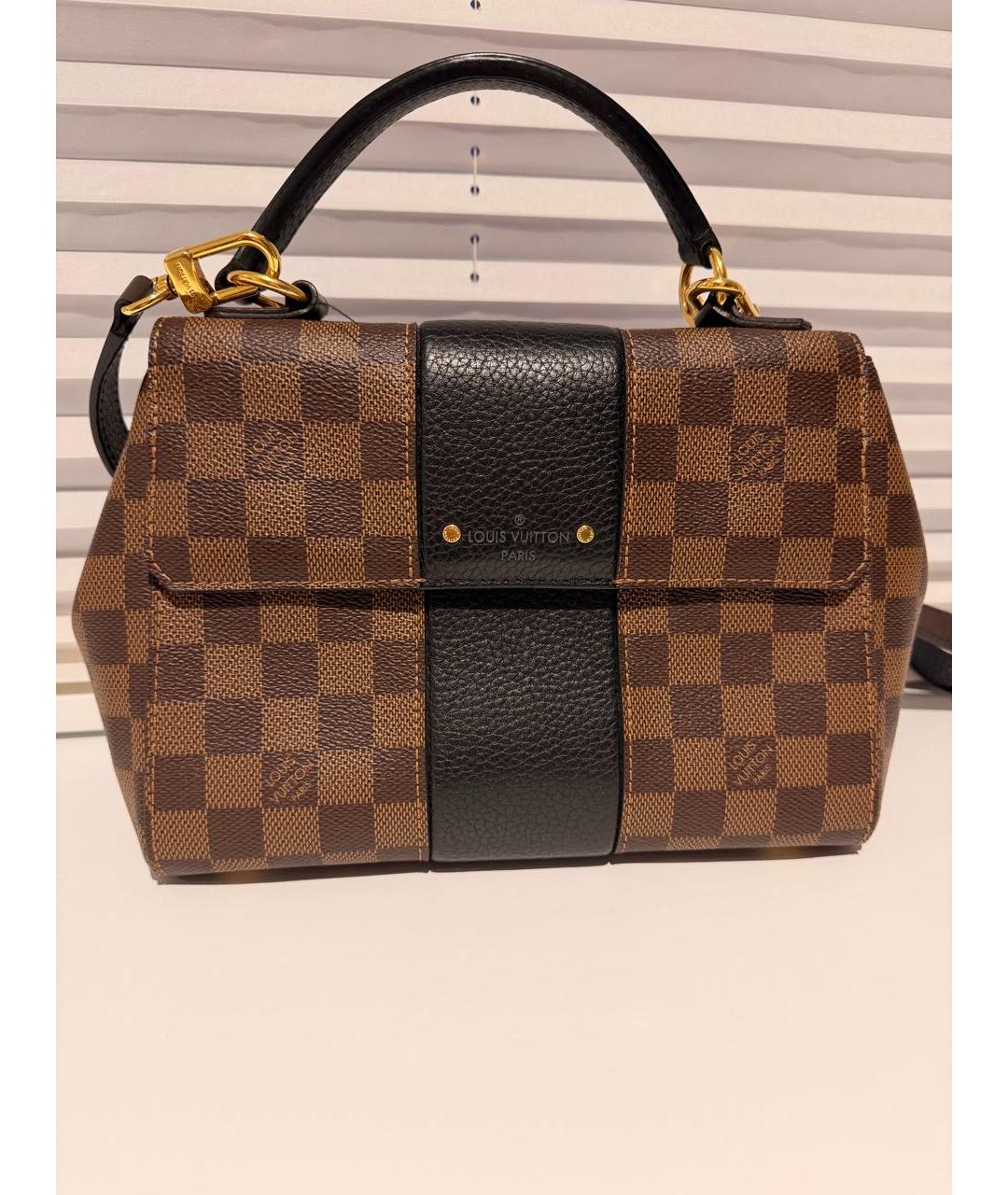 LOUIS VUITTON Коричневая сумка с короткими ручками, фото 5