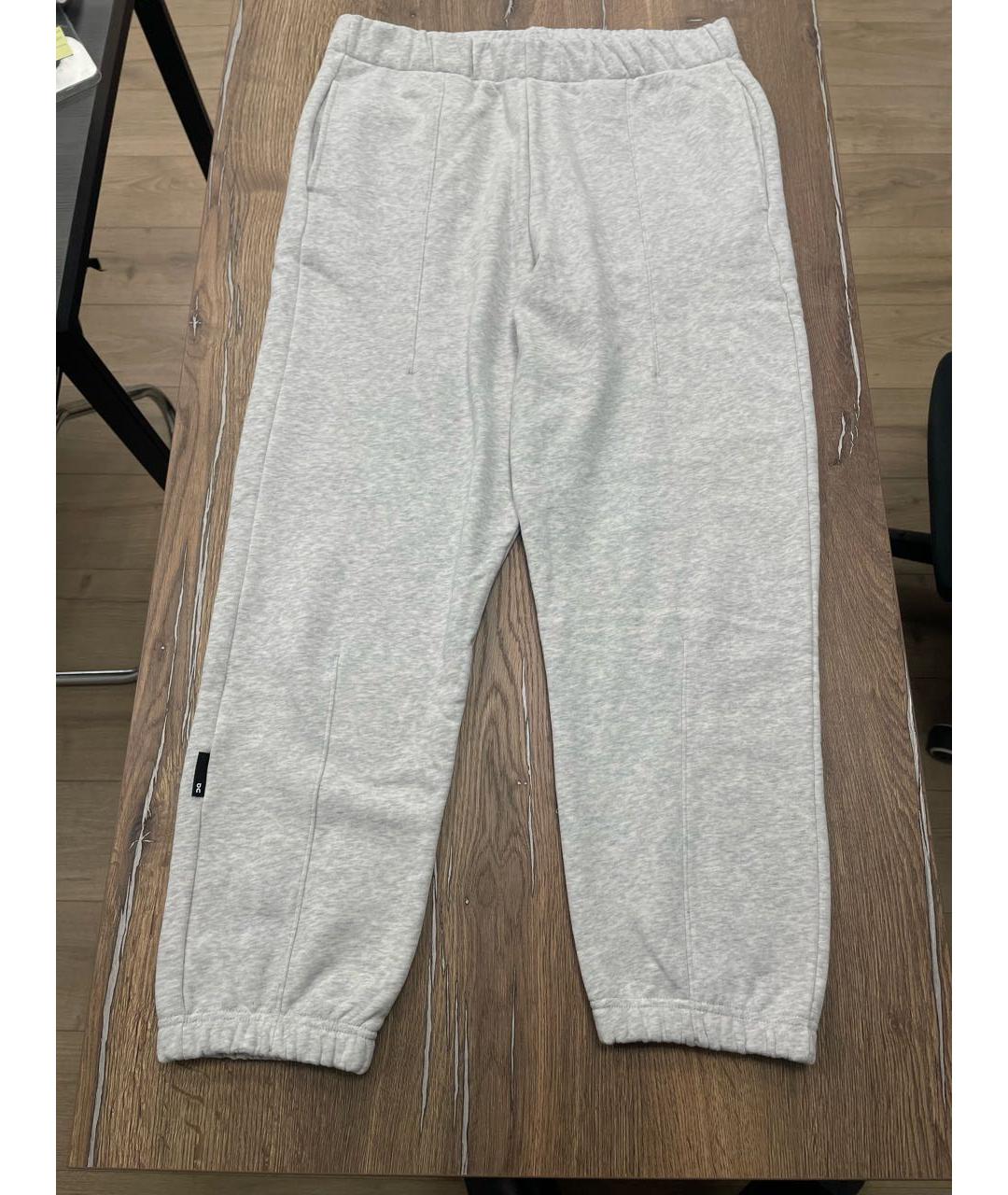 ON Серебряные хлопковые повседневные брюки, фото 5