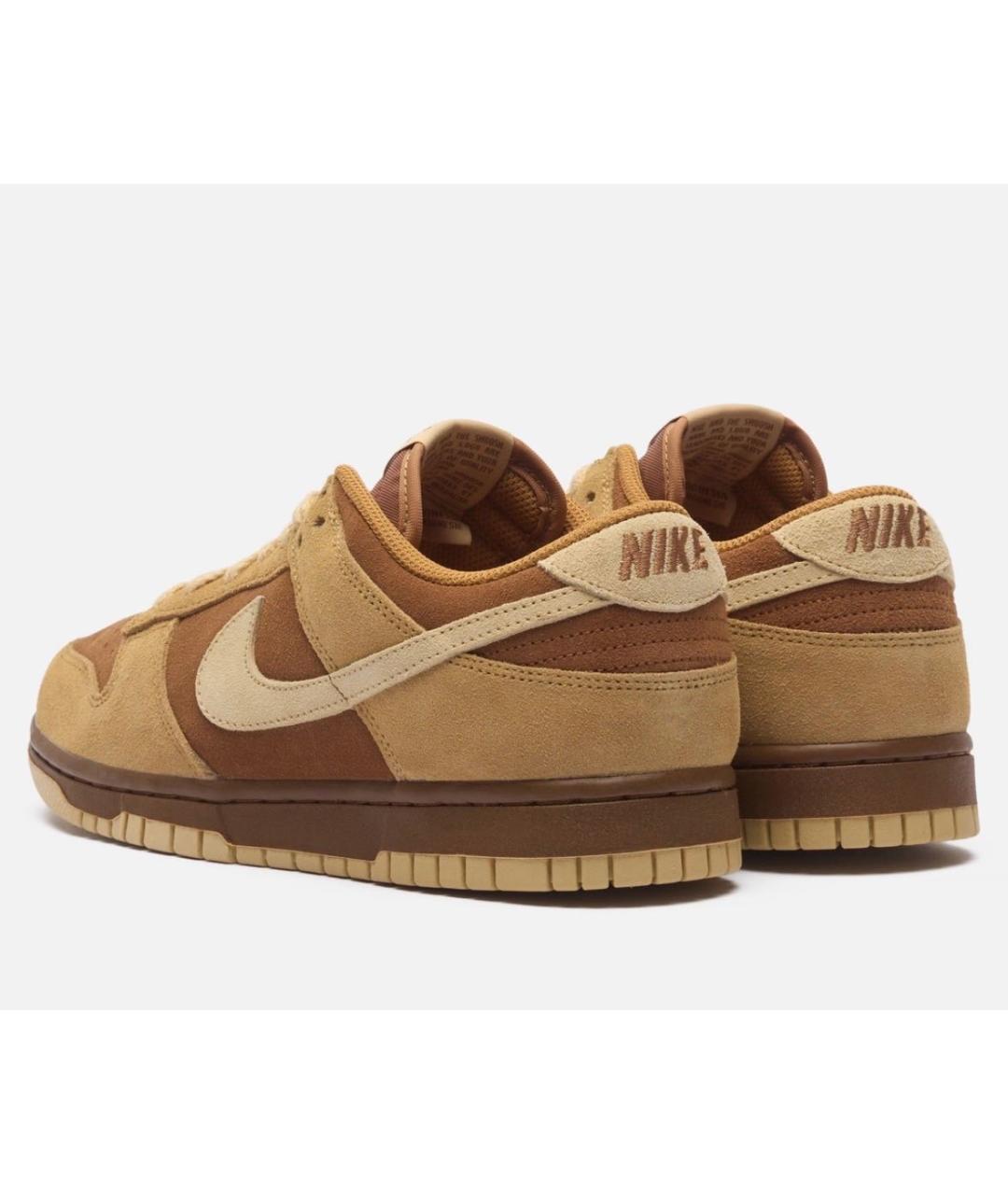 NIKE Коричневые замшевые кроссовки, фото 4