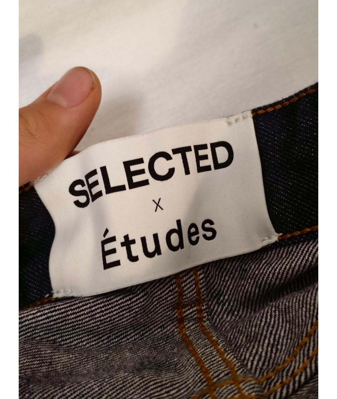 ETUDES Темно-синие хлопковые джинсы, фото 7