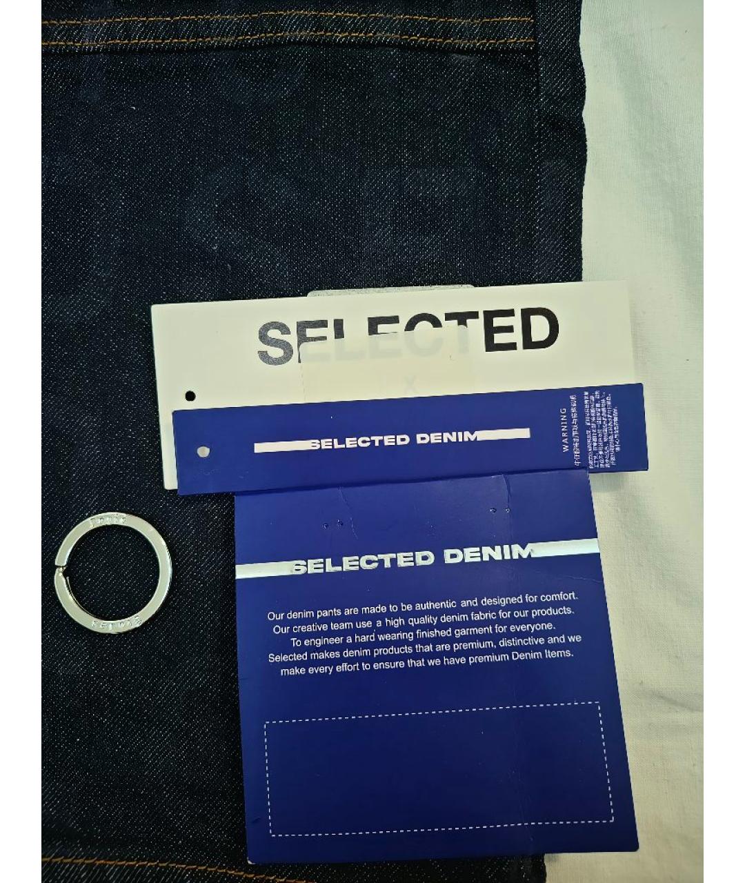 ETUDES Темно-синие хлопковые джинсы, фото 9