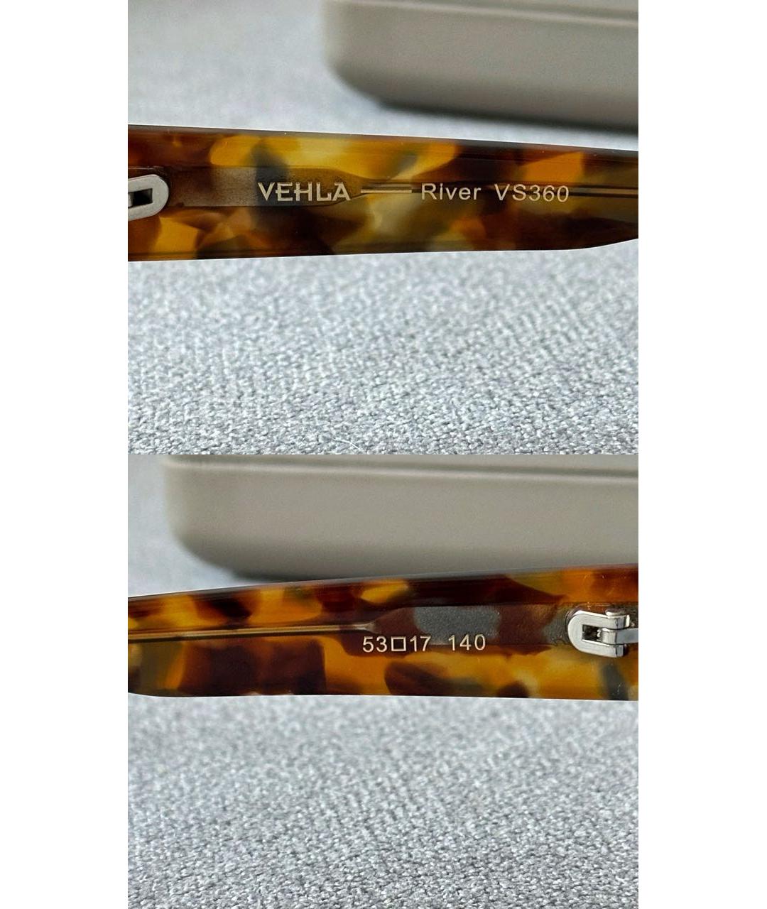 Vehla Коричневые пластиковые солнцезащитные очки, фото 7