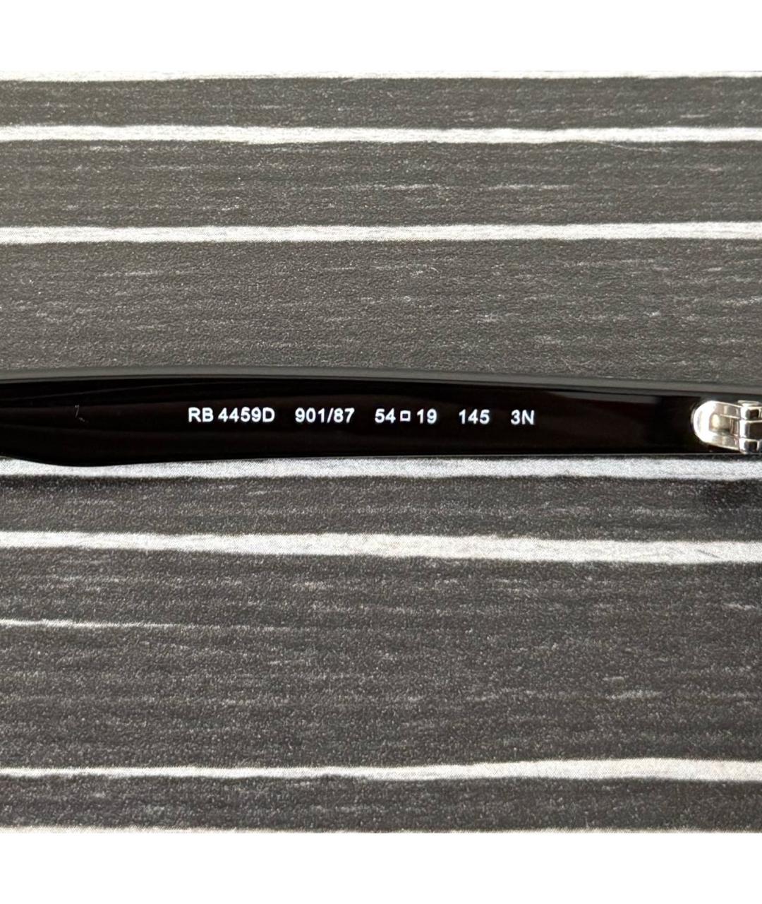 RAY BAN Черные пластиковые солнцезащитные очки, фото 3