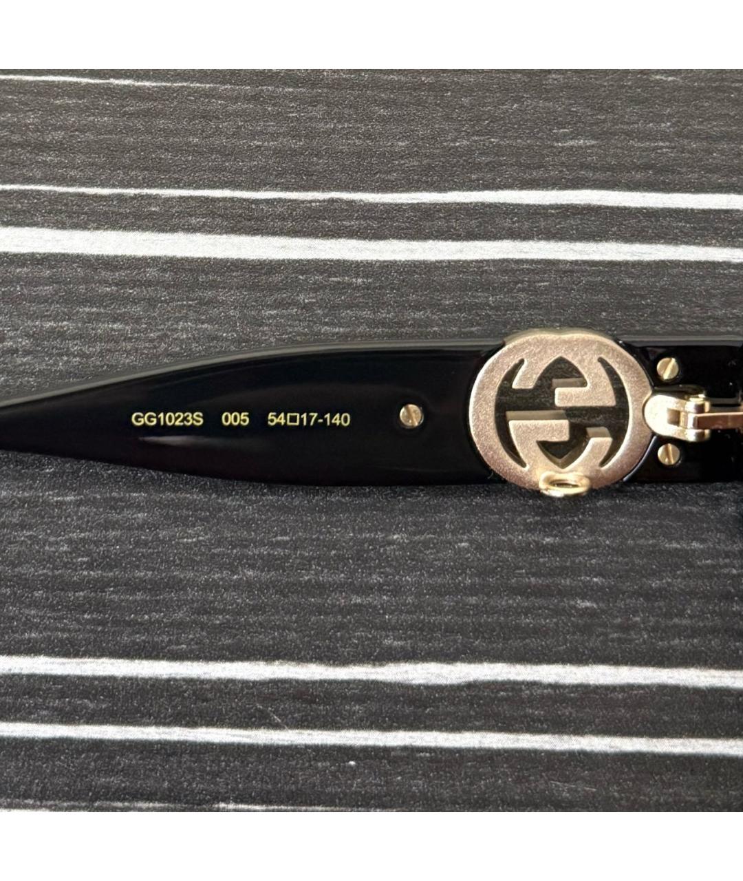 GUCCI Черные пластиковые солнцезащитные очки, фото 3