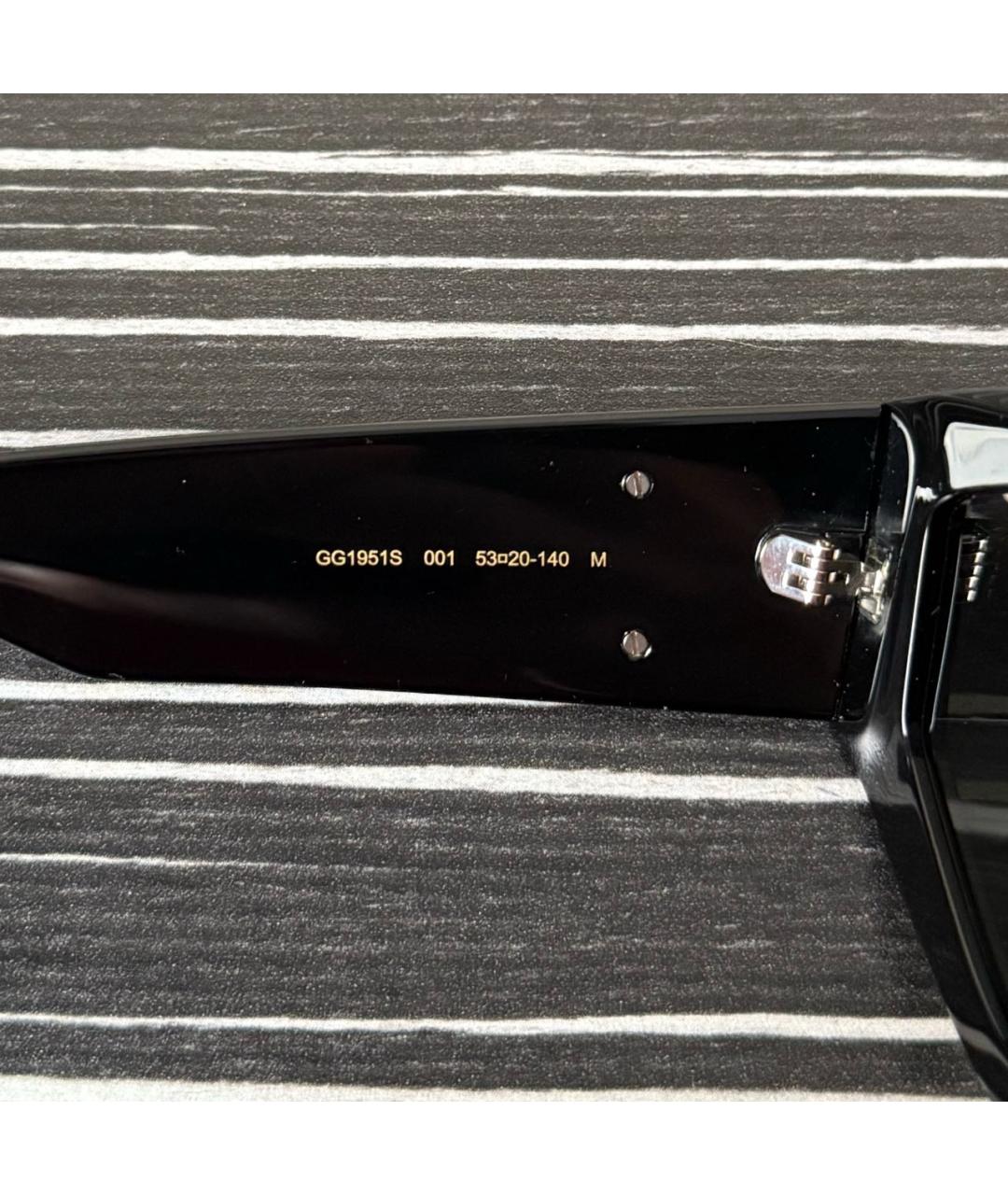 GUCCI Черные пластиковые солнцезащитные очки, фото 3