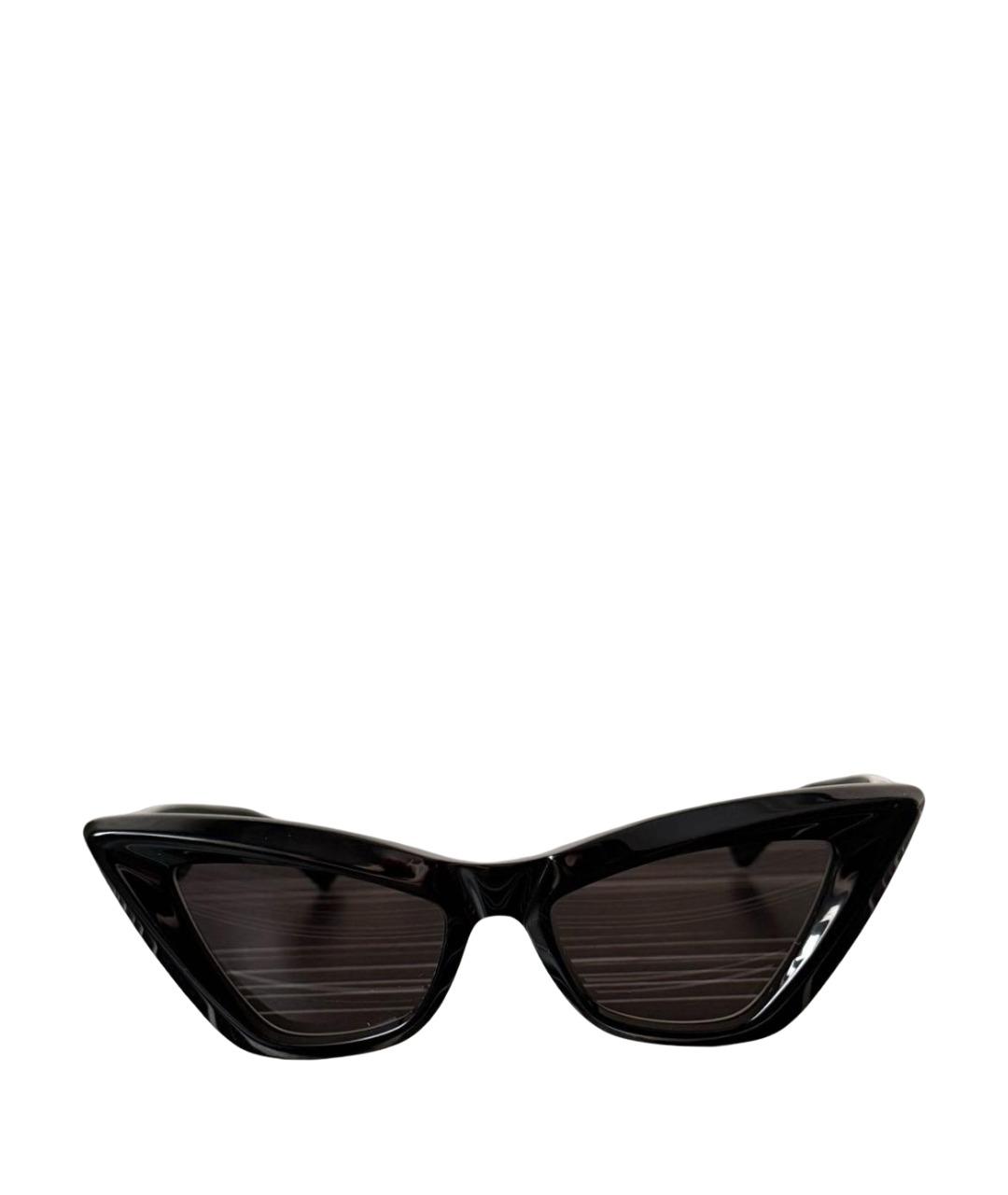 BOTTEGA VENETA Черные пластиковые солнцезащитные очки, фото 1