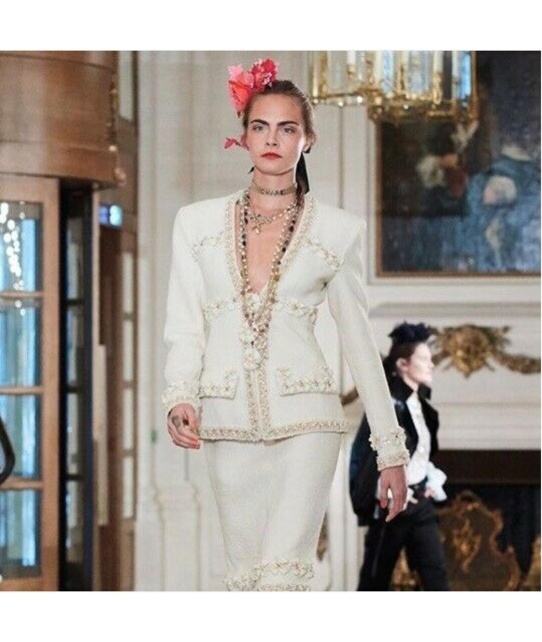 CHANEL Черный твидовый жакет/пиджак, фото 3