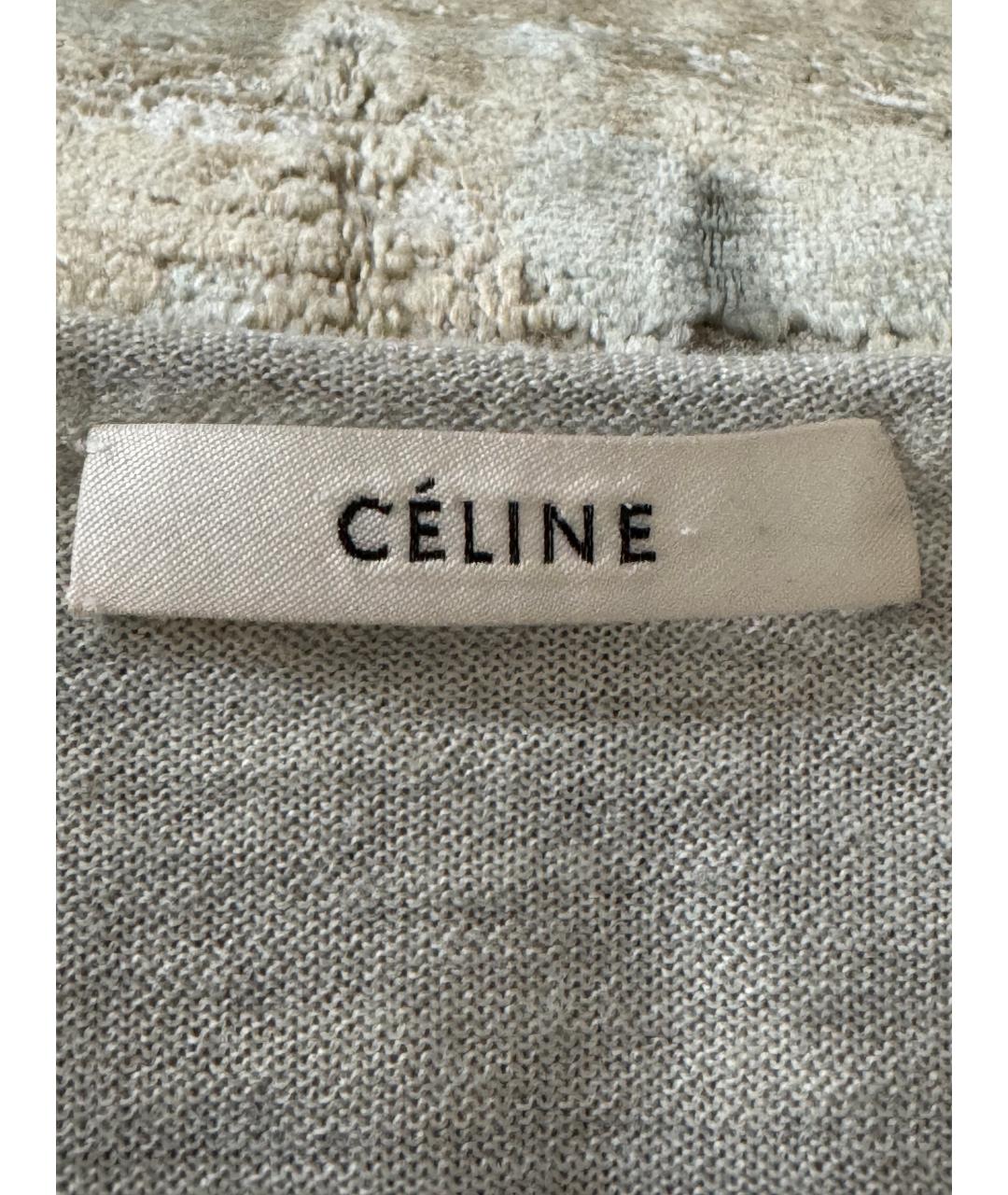 CELINE Серая шерстяная водолазка, фото 3