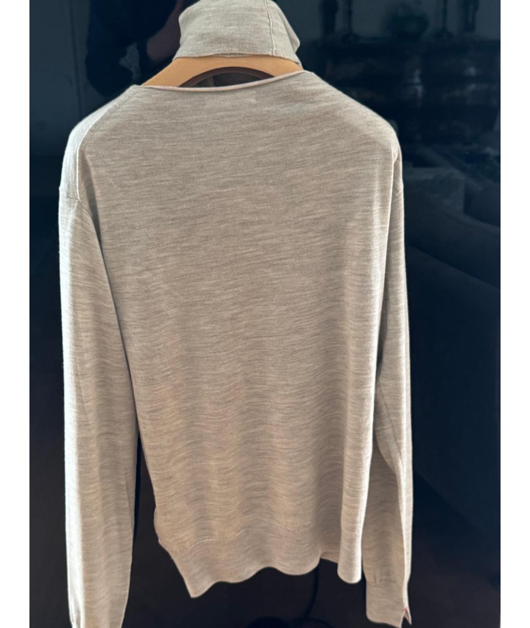 CELINE Серая шерстяная водолазка, фото 2
