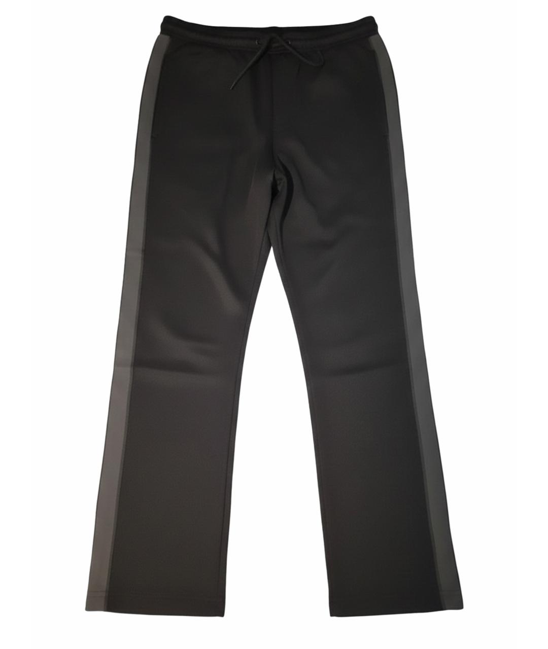 THE KOOPLES Черные хлопко-эластановые повседневные брюки, фото 1