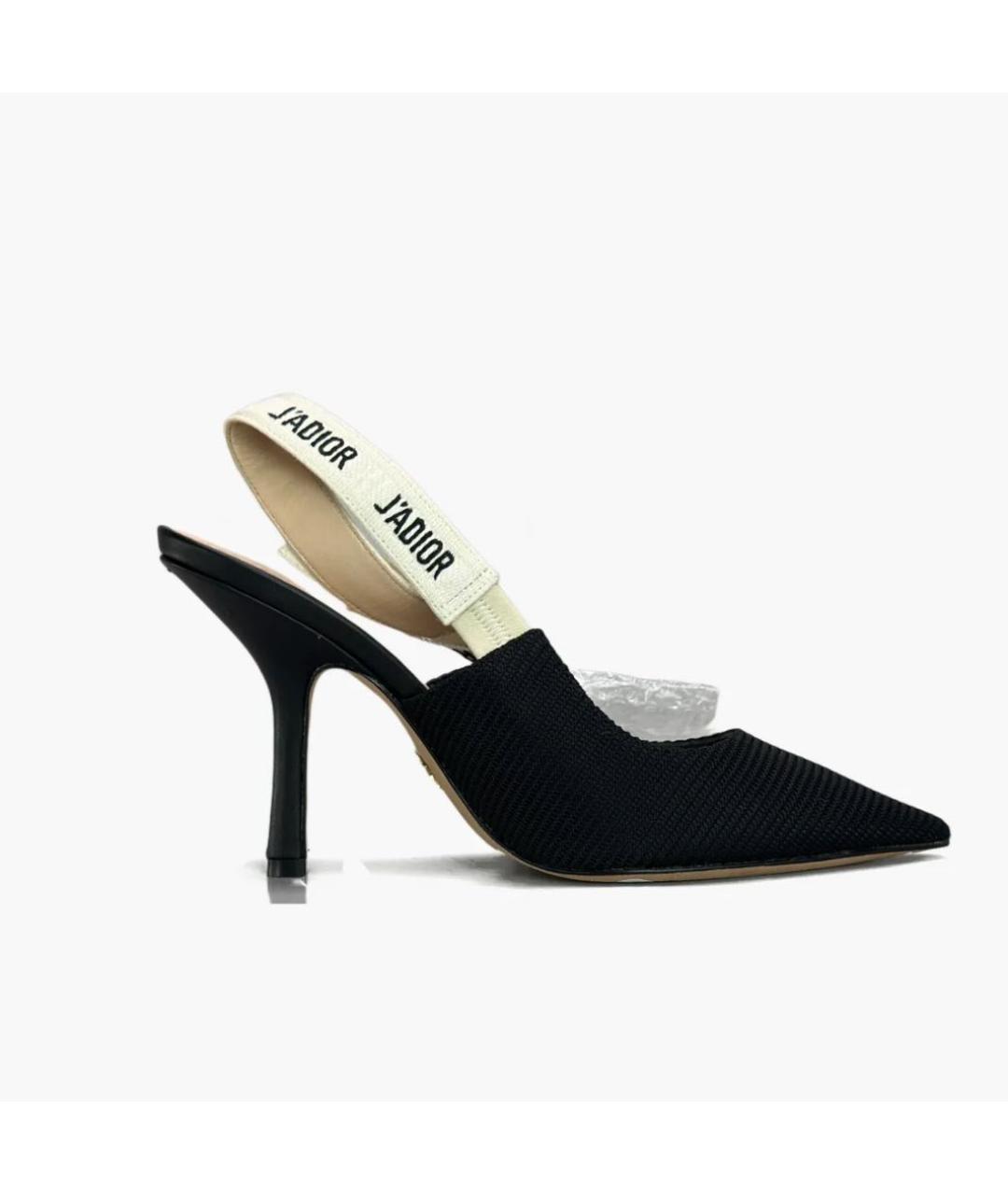 CHRISTIAN DIOR Черные босоножки, фото 4