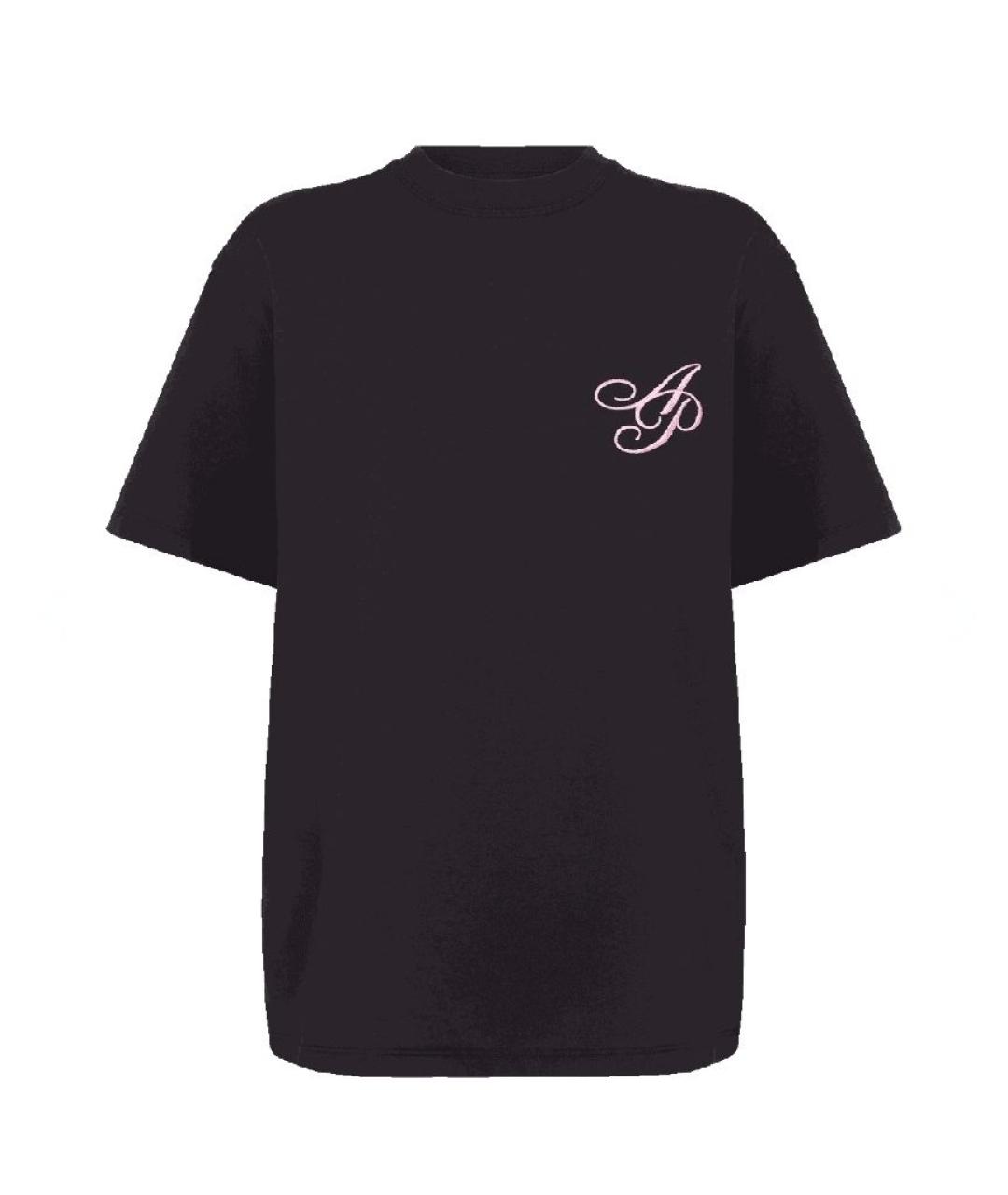 AGENT PROVOCATEUR Черная хлопковая футболка, фото 6