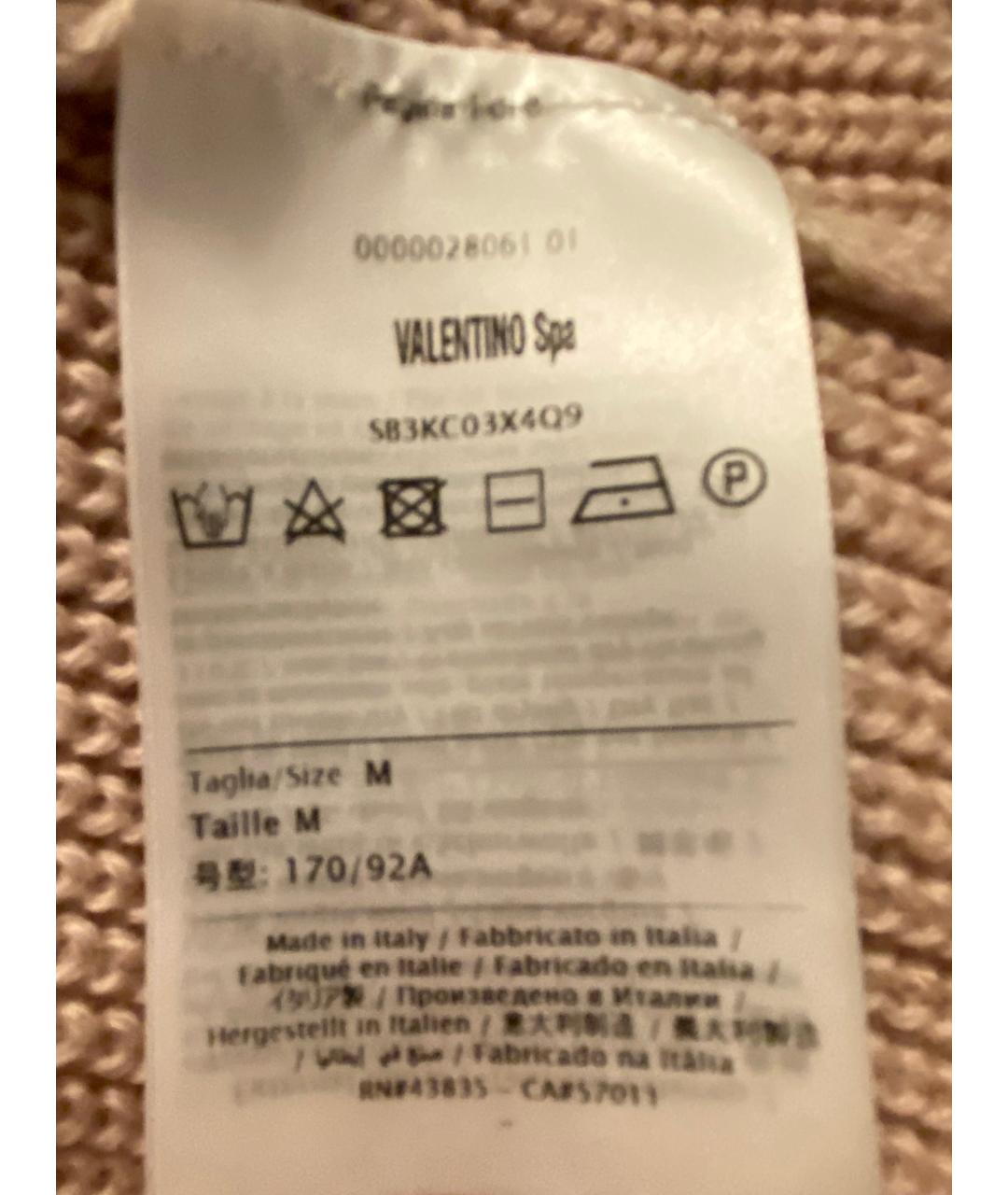 VALENTINO Розовый шерстяной джемпер / свитер, фото 5