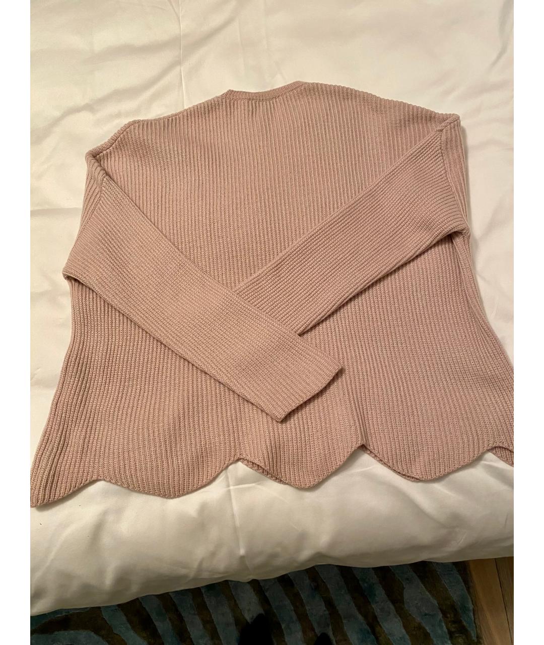 VALENTINO Розовый шерстяной джемпер / свитер, фото 7