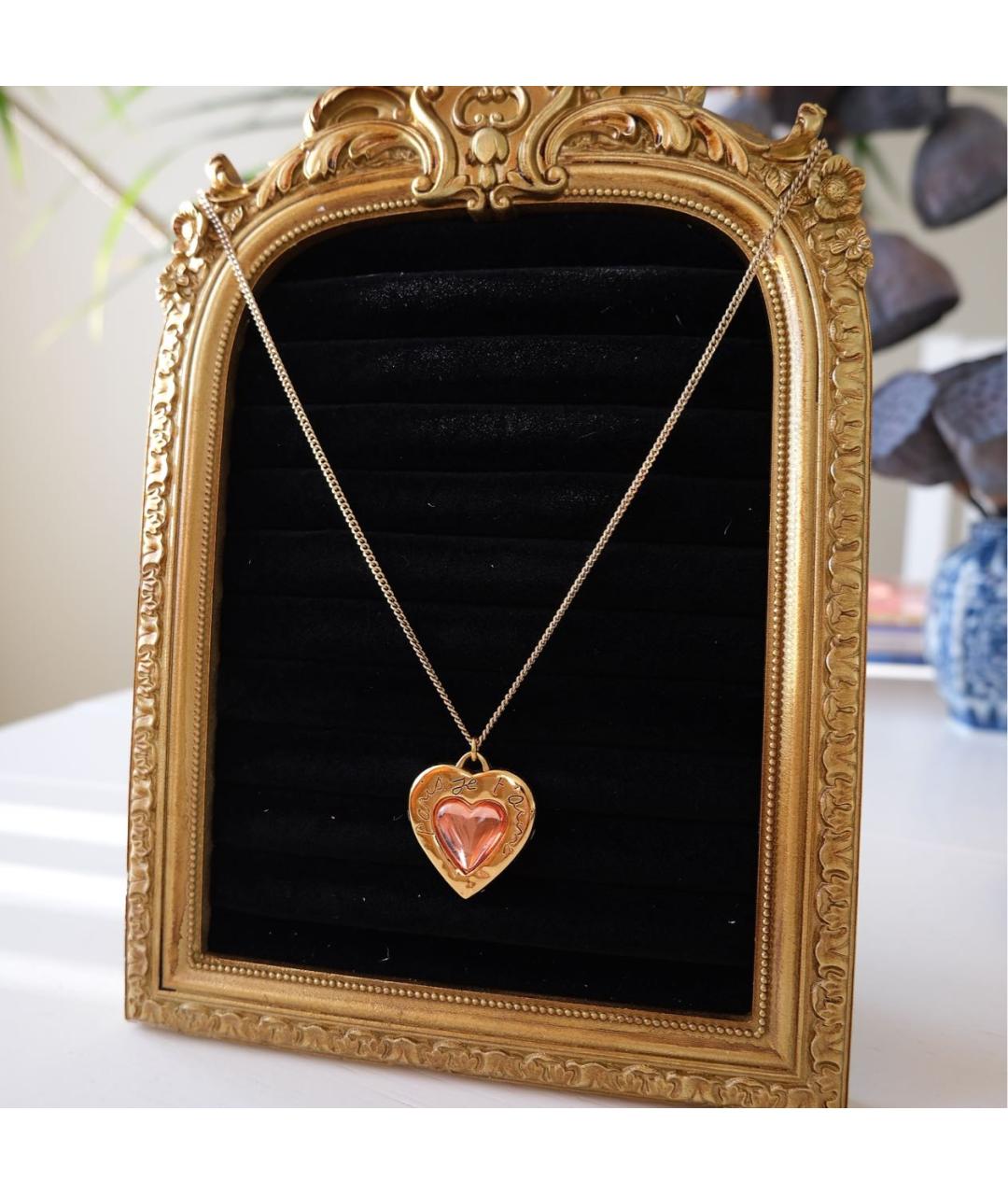 SAINT LAURENT Золотое позолоченное колье, фото 6