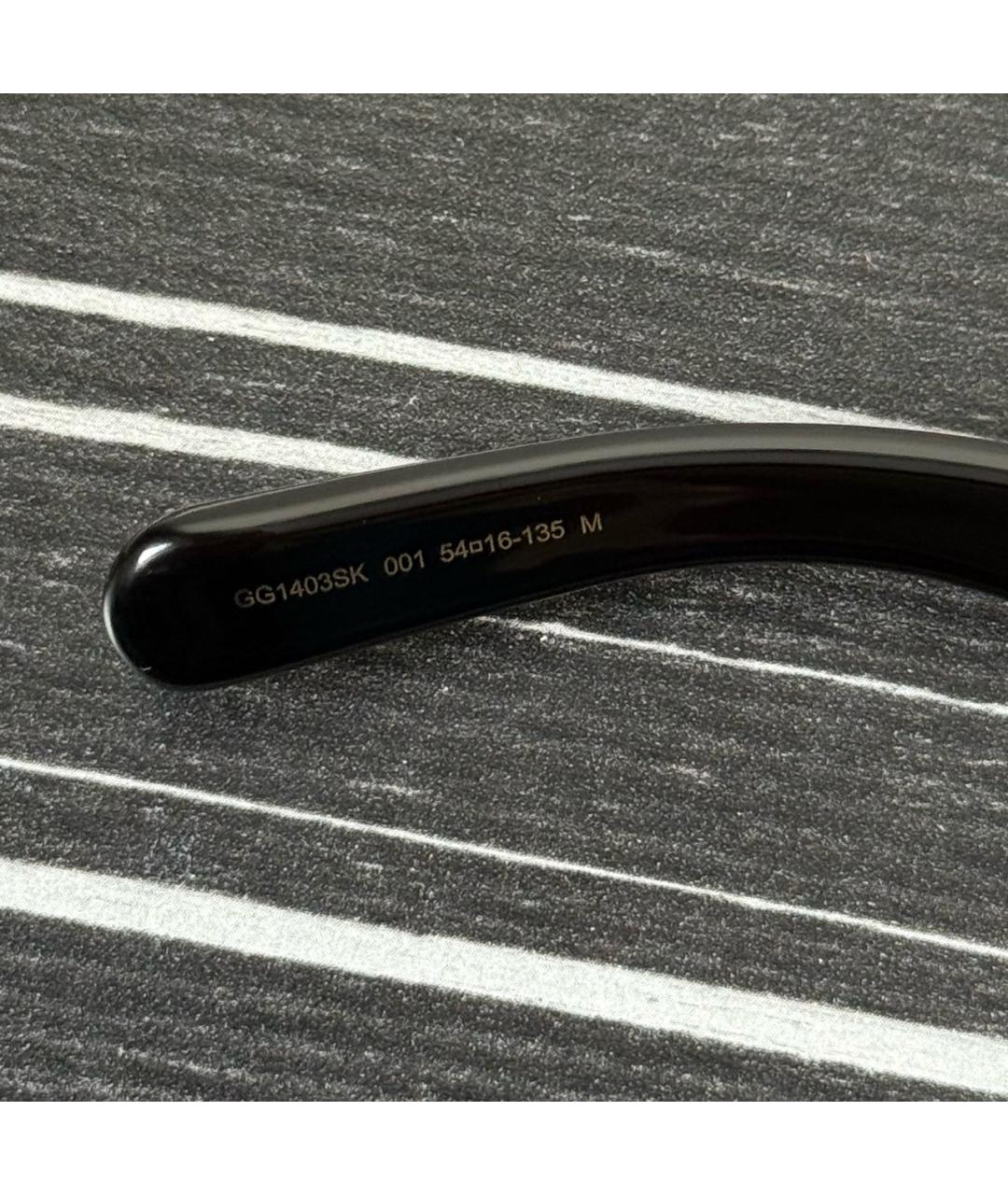 GUCCI Черные пластиковые солнцезащитные очки, фото 3