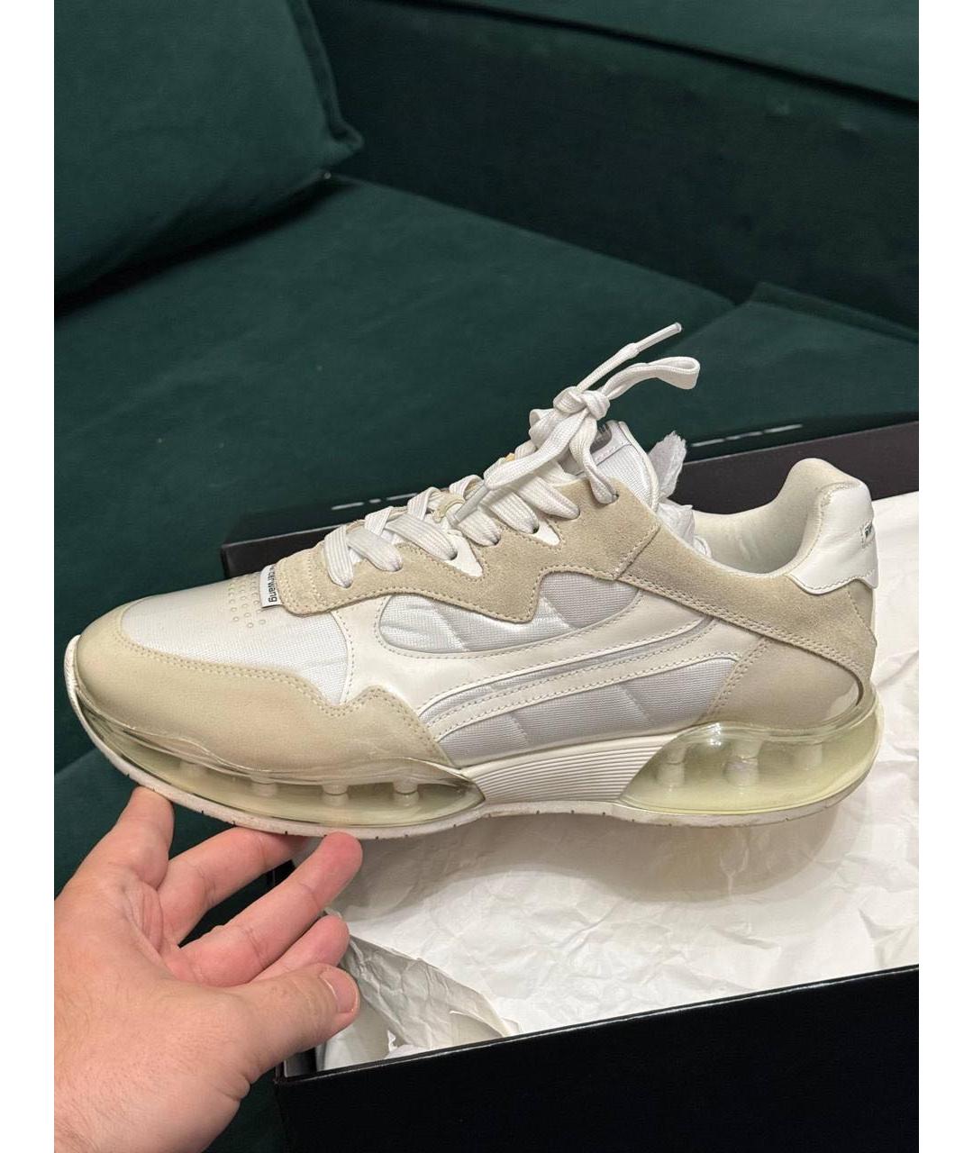 ALEXANDER WANG Бежевые низкие кроссовки / кеды, фото 4