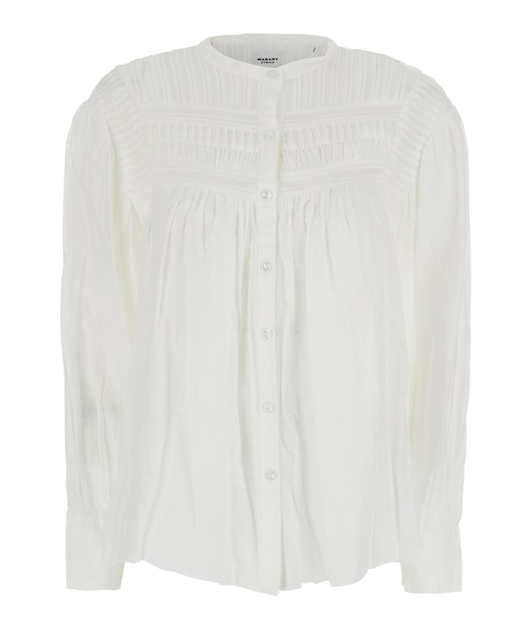 ISABEL MARANT Белая хлопковая рубашка, фото 1
