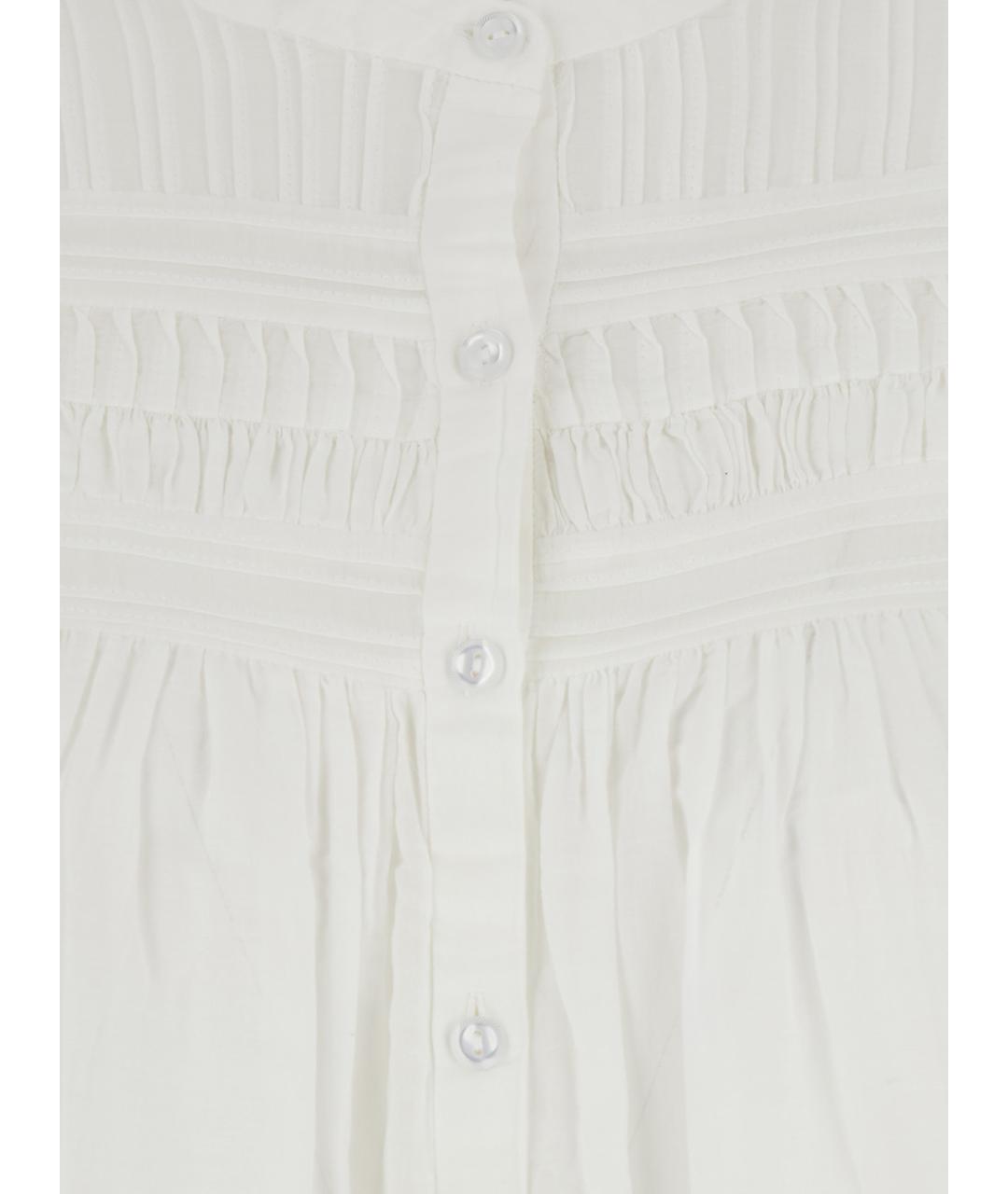 ISABEL MARANT Белая хлопковая рубашка, фото 3
