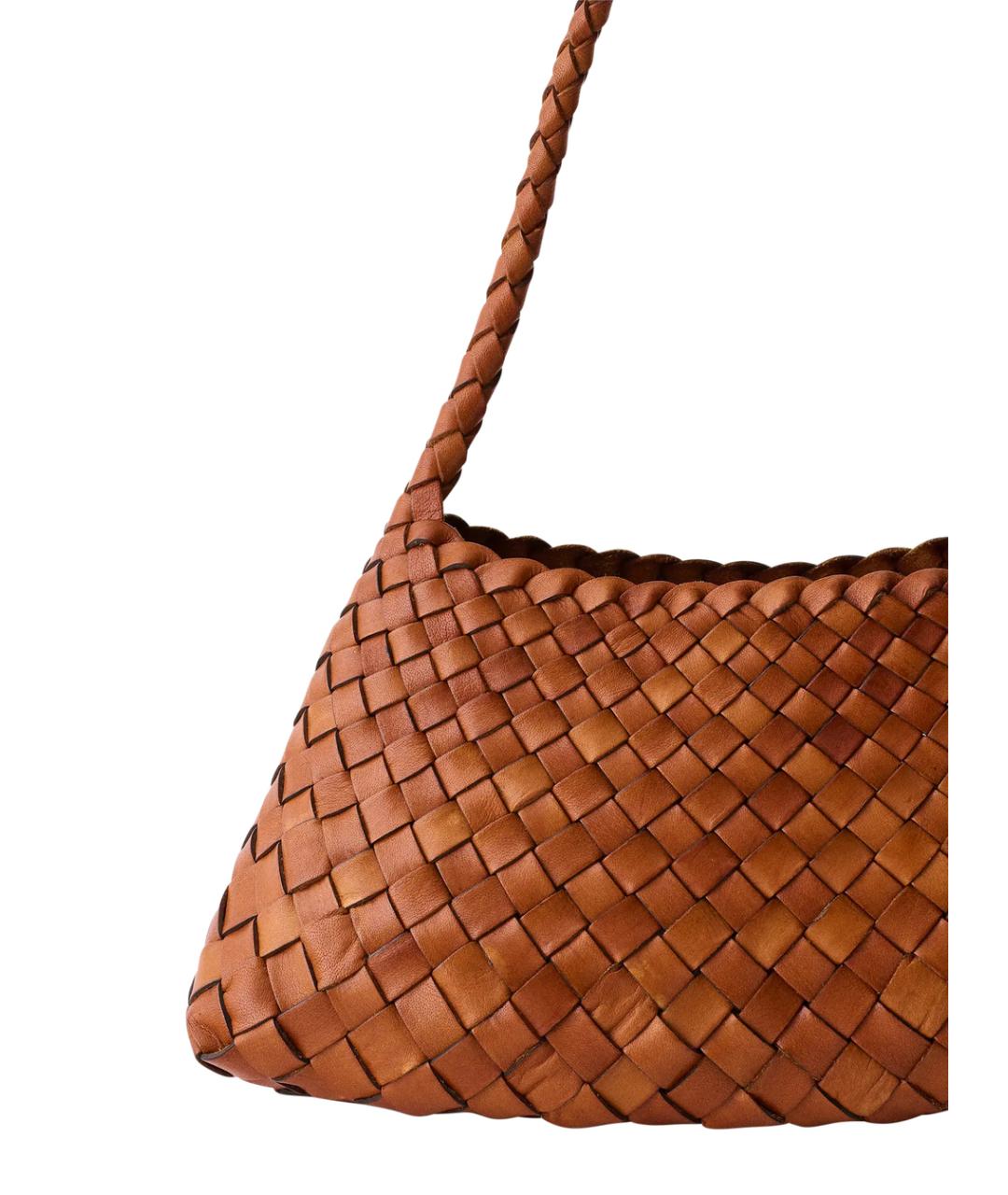 Dragon Diffusion Коричневая кожаная сумка через плечо, фото 3