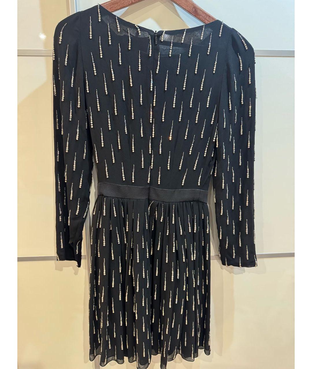 YVES SAINT LAURENT BEAUTY Черное шелковое вечернее платье, фото 2