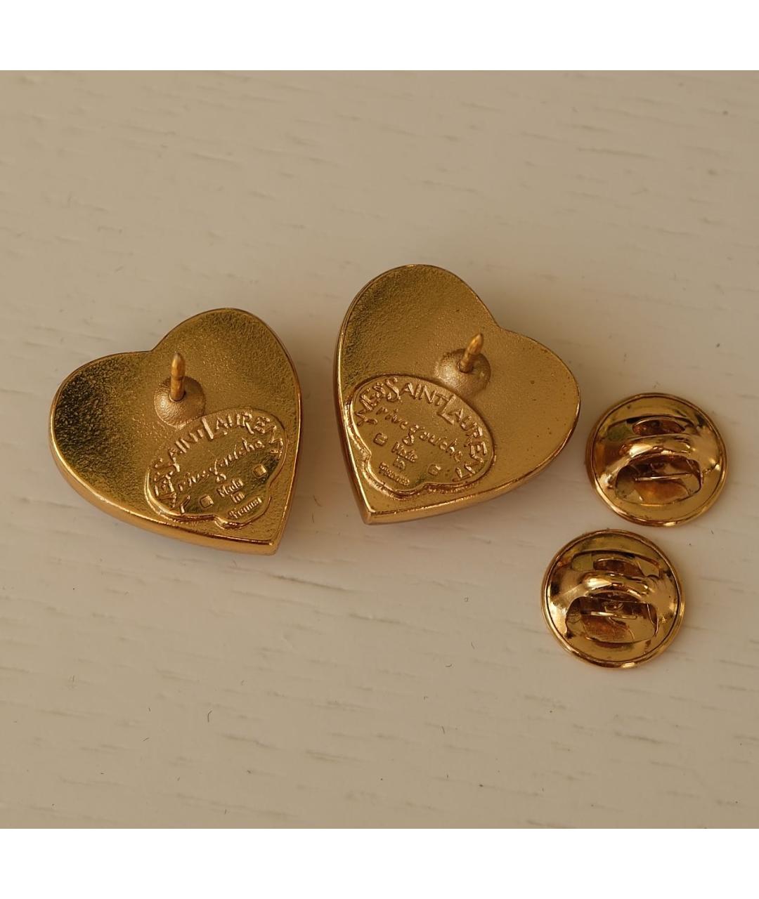 SAINT LAURENT Мульти позолоченная булавка / брошь, фото 5