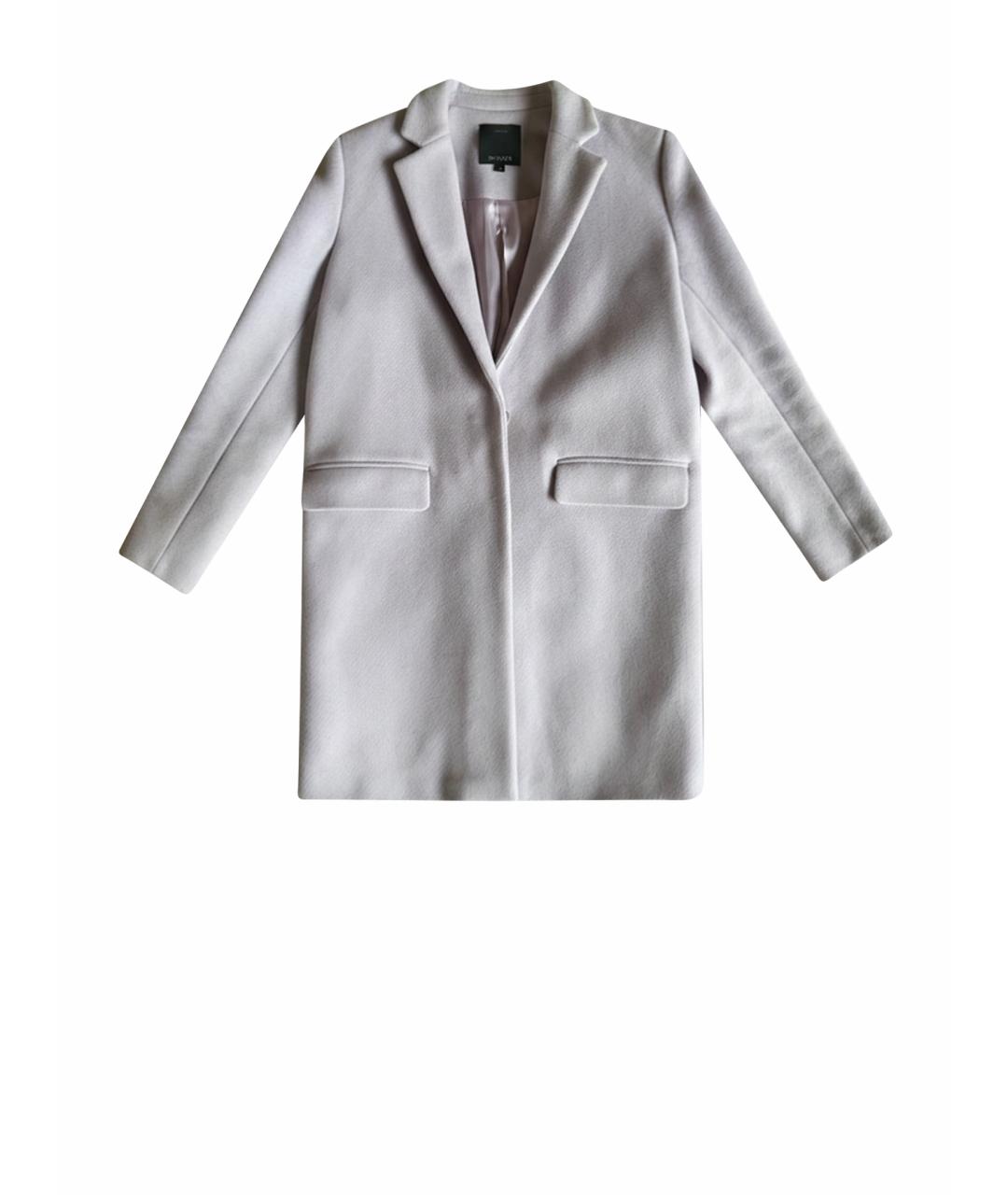 PINKO Фиолетовое шерстяное пальто, фото 1