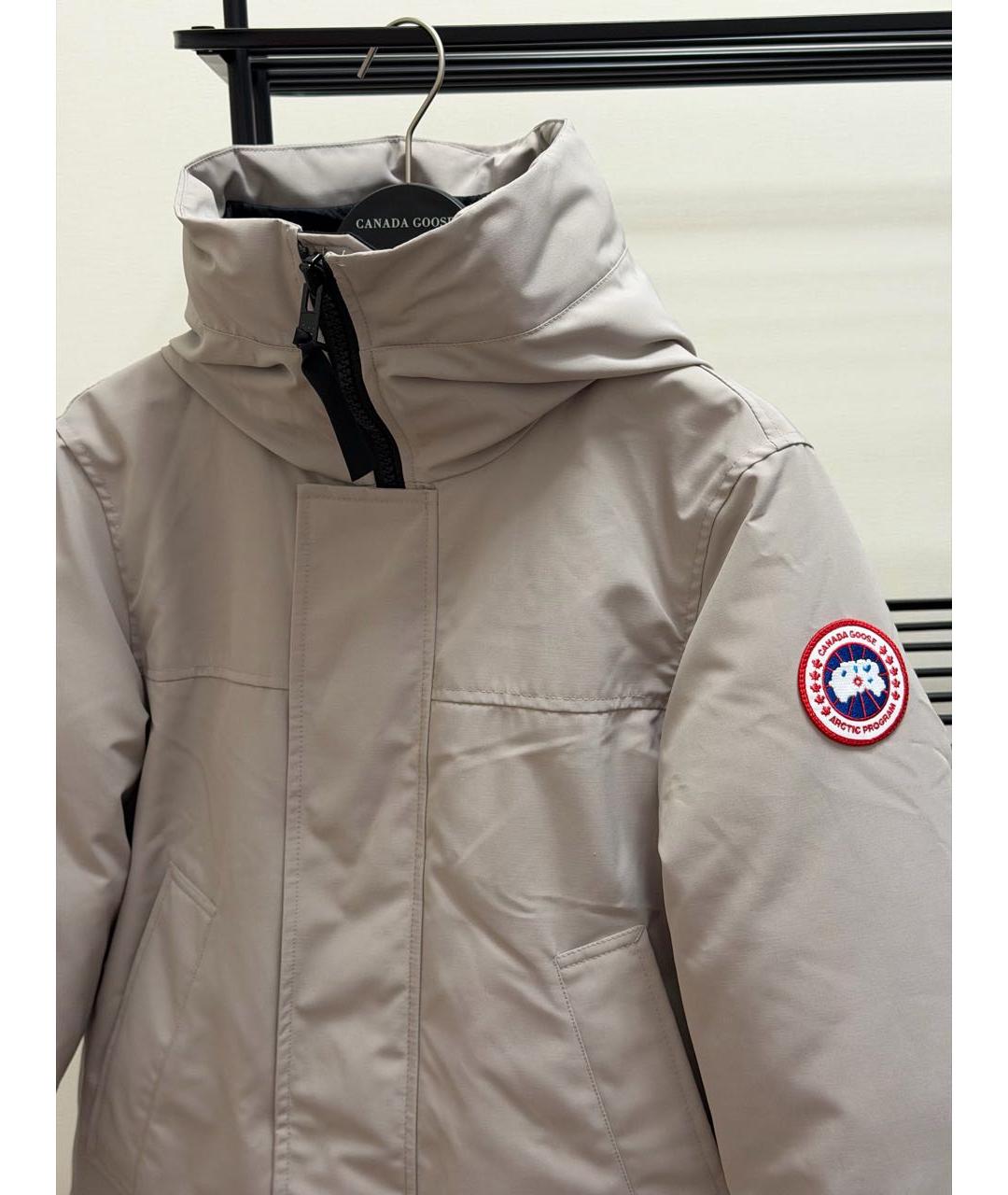 CANADA GOOSE Серая полиэстеровая парка, фото 3